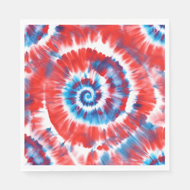 Tie-Dye Serviette (Vorderseite)