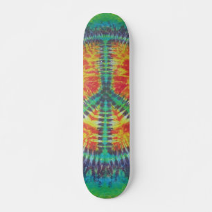 Tie Dye Skateboard - Panneau de Paix