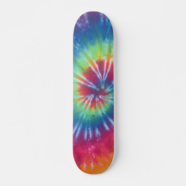 Tie Dye Skateboard - Swirl (Devant)