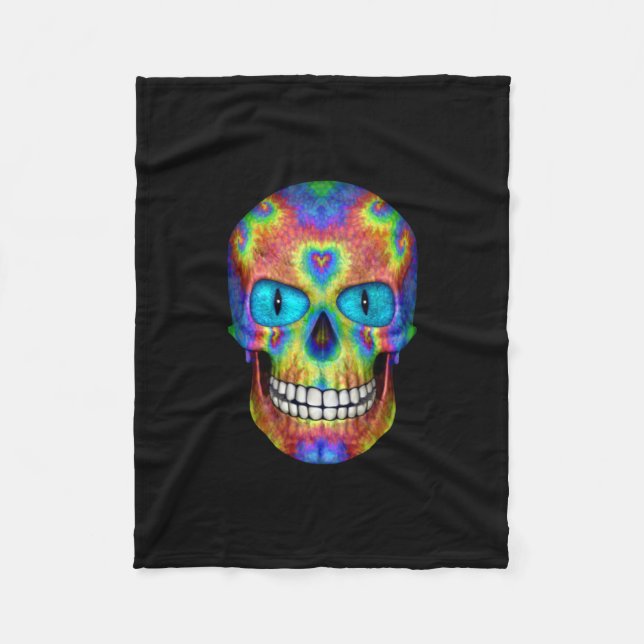 Tie Dye Sky Custom Fleece Decke (Vorderseite)
