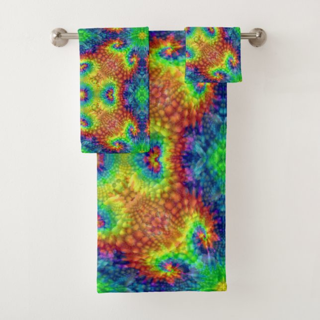 Tie Dye Sky Vintage Kaleidoscope fractal (En situation)