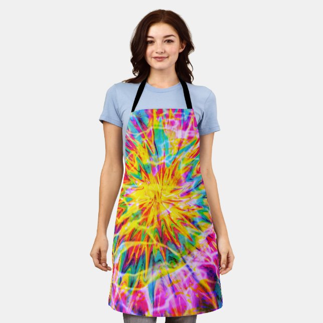 TIE DYE SPLASH  SCHÜRZE (Getragen)