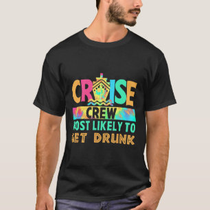 Tie-Dye-Urlaub-Kreuzfahrt-Besatzung, die höchstwah T-Shirt