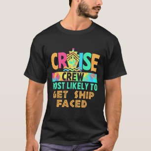 Tie-Dye-Urlaub-Kreuzfahrt-Besatzung, die höchstwah T-Shirt