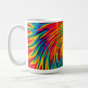 TIE DYE WIND ABSTRAKT KAFFEETASSE
