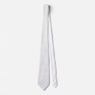 Tie Mosaic - White Krawatte