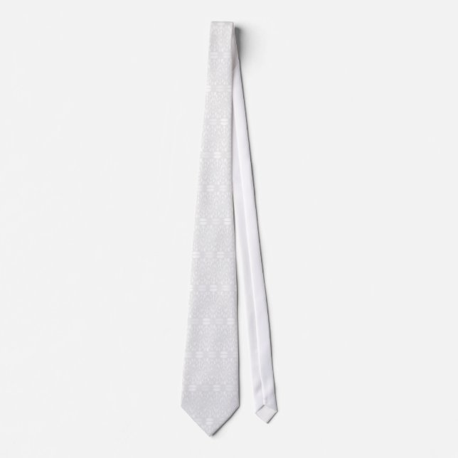 Tie Mosaic - White Krawatte (Vorderseite)