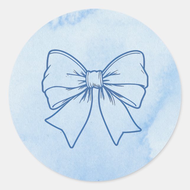 Tie Runder Aufkleber (Vorderseite)