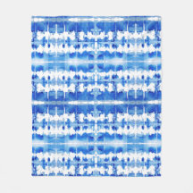 Tie teinture indigo shibori couverture