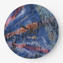 Tiedie-Wanduhr