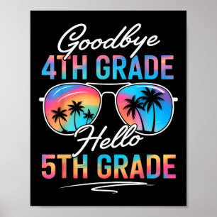 Tiedye Auf Wiedersehen 4. Klasse Hallo 5. Klasse S Poster