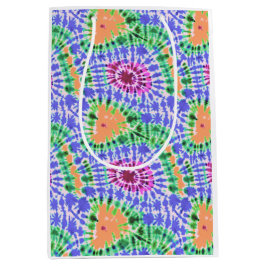 Tiedye colorful pattern mittlere geschenktüte
