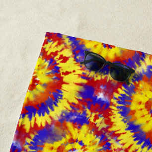 Tiedye-Designs Kunstliebhaber Künstler Maltechnike Strandtuch