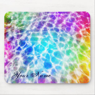 Tiedye Hippie-gewellter Regenbogen-Effekt Mousepad