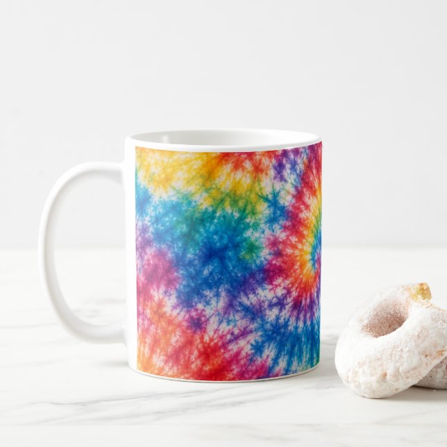 Tiedye-Muster Kaffeetasse (Mit Donut)