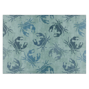 Tiedye-Muster von Krebsen Schneidebrett