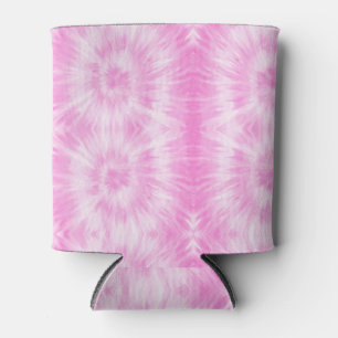 Tiedye Pink Spiral Hippie Gefärbte Krawatte Dosenkühler