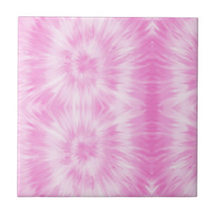 Tiedye Pink Spiral Hippie Gefärbte Krawatte Fliese