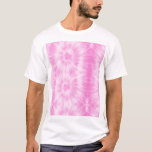Tiedye Pink Spiral Hippie Gefärbte Krawatte T-Shirt<br><div class="desc">Pastellfarbene gefärbte Krawatte Muster in Rosa und Weiß. Pink tiedye shibori Hippie Spiraldesign Muster T - Shirt</div>