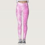 Tiedye Pink Spiral Hippie Tie Dye Leggings<br><div class="desc">Pastel tie dye pattern design in pink and white color. Pink tiedye shibori hippie spiral design pattern Leggings</div>