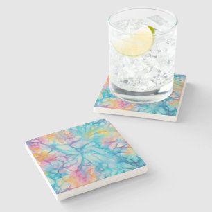 Tiedye Steinuntersetzer