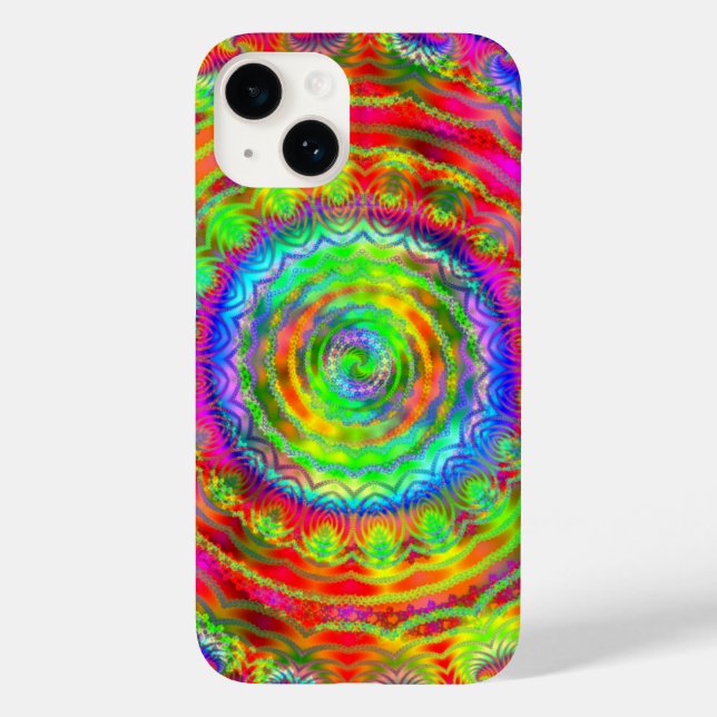 Tiedye Target Case-Mate iPhone Hülle (Rückseite)