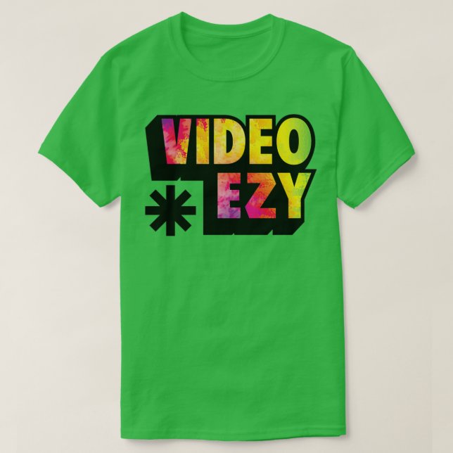 TieDye Video Ezy T-Shirt (Design vorne)