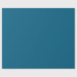 Tief Aquamarines blaues Wrapping Paper Elegant Sol Geschenkpapier