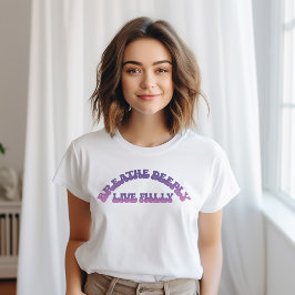 Tief atmen, voll leben T-Shirt