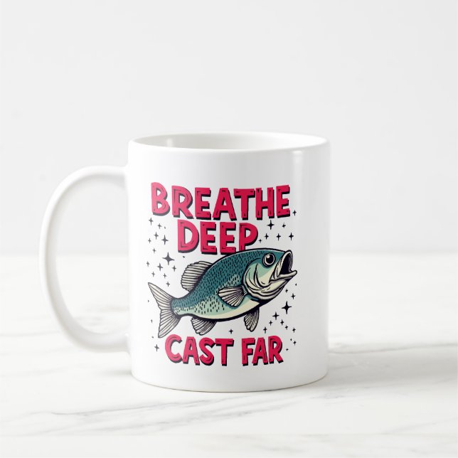Tief atmen, weit werfen kaffeetasse (Links)