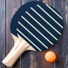 Tief-blau gestreift und fest tischtennis schläger