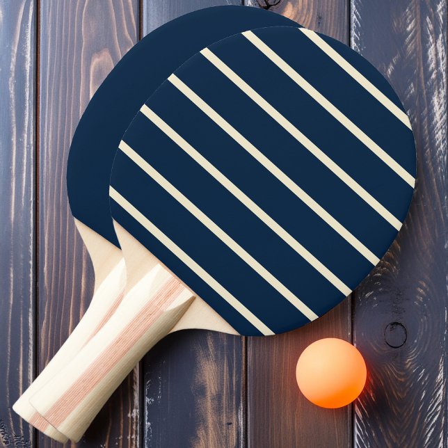 Tief-blau gestreift und fest tischtennis schläger (Von Creator hochgeladen)