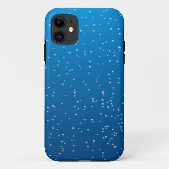 Tief blaues Wasser und winzige Blasen Case-Mate iPhone Hülle (Rückseite)