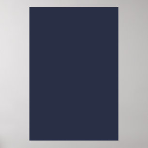Tief dunkelblauer Trend mit dunklem Hintergrund Poster