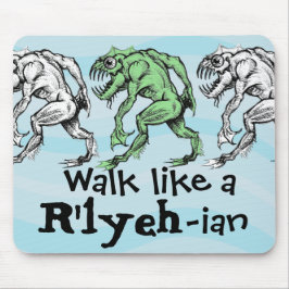 Tief ein - Weg wie ein R'lyeh-Ian - Mausunterlage Mousepad