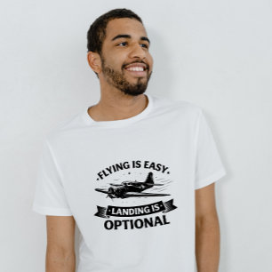 Tief fliegender Humor Warbird Pilot-Shirt T-Shirt