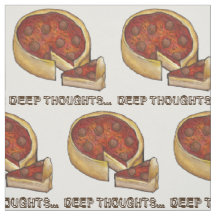 Tief Gedanken Deep Dish Pepperoni Pizza Feinschmec