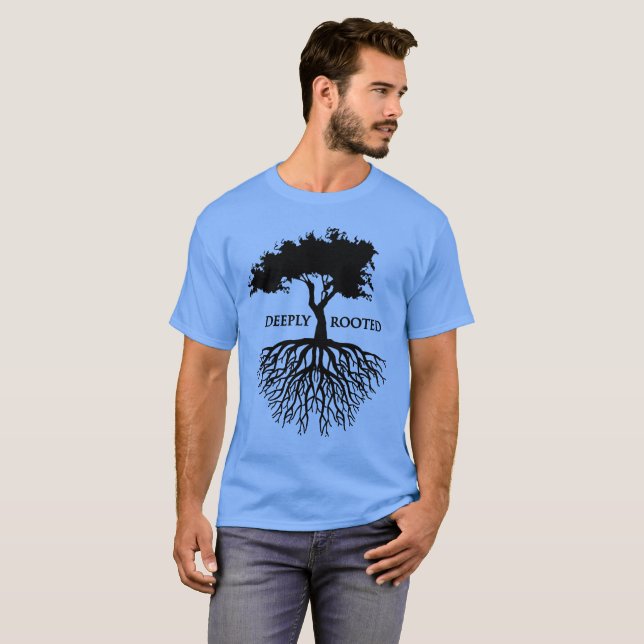 Tief gewurzelt T-Shirt (Vorne ganz)