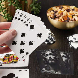 Tief greifende Himmlische Reflexion des Erlösers Spielkarten