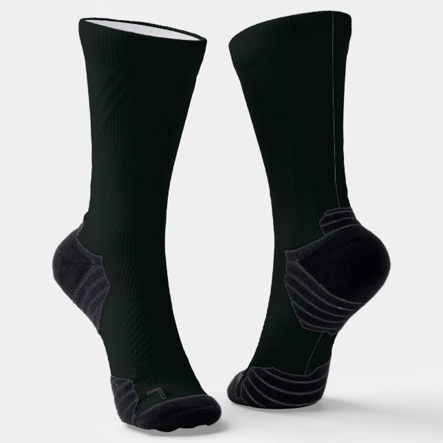 Tief grüne, Schlichte Farbe Socken (Gewinkelt)