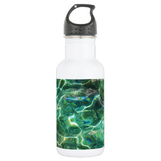 Tief grüne Süßwasser Edelstahlflasche