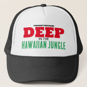 TIEF IM HAWAIIANISCHEN JUNGLE TRUCKERKAPPE