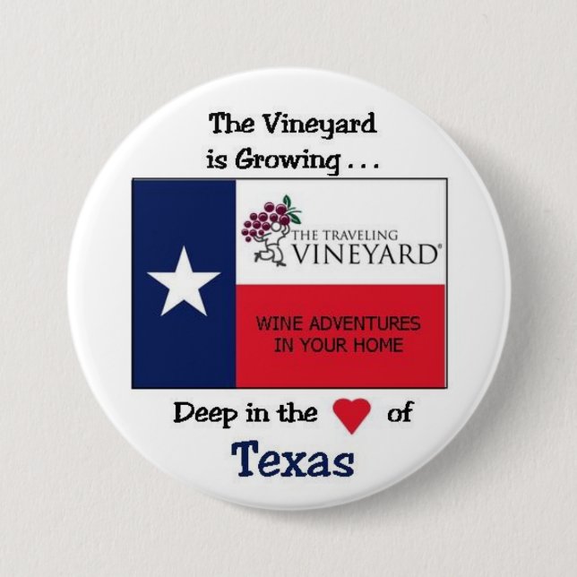 Tief im Herzen von Texas Button (Vorderseite)