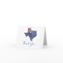 Tief im Herzen von Texas Vielen Dank Notiz