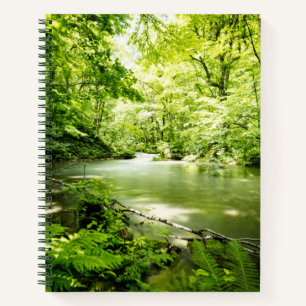 tief in den Wald Notizbuch