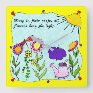 Tief in ihrer Roots Square Uhr