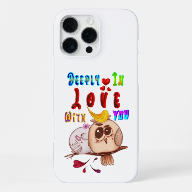 tief in Liebe mit Ihnen iPhone 16 Pro Max Hülle (Rückseite)
