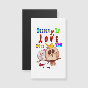 tief in Liebe mit Ihnen Magnetkarte