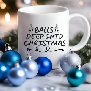 Tief in Weihnachten - Lustig Sarkastischer Beche Tasse