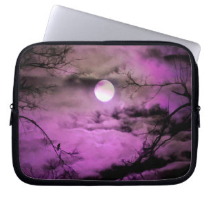 Tief Lila Bliss Laptopschutzhülle